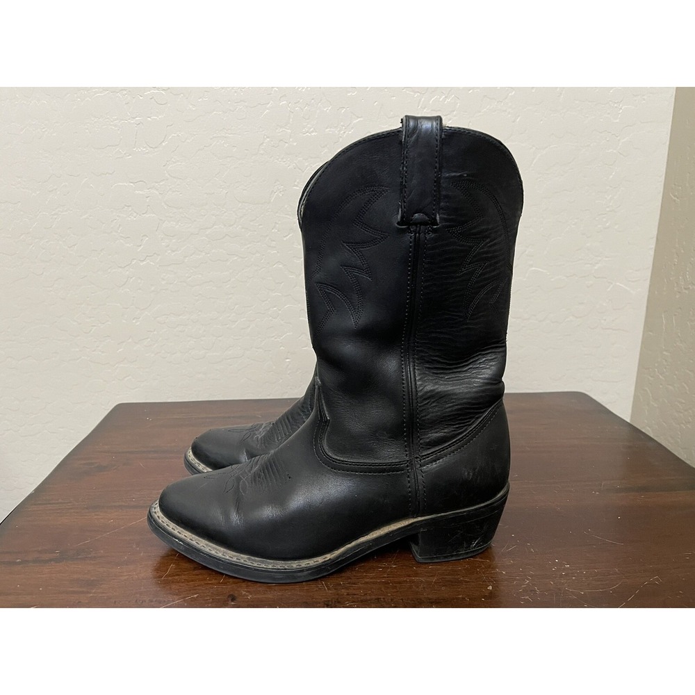 Durango Pull On Western Cowboy Boots Men's Size 8.5EE Black TR760 Oil Resistant